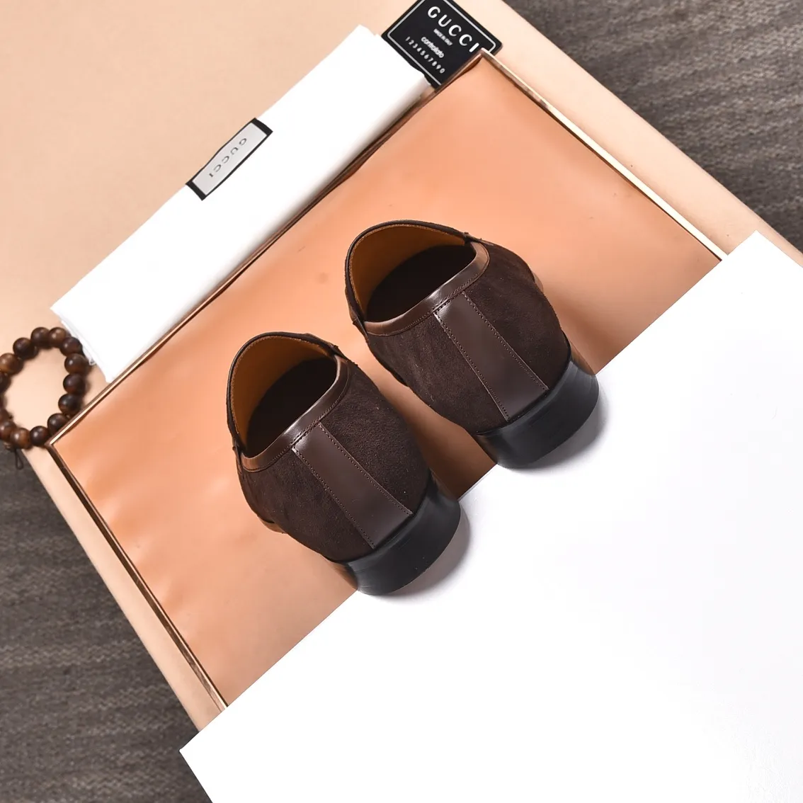 Men's shoes💰540📛📛Original (water-dyed cowhide) Gucci GUCCI official website formal shoes🌀 Italian🇮🇹imported cowhide➕top imported water-dyed cowhide lining💋Finely handmade original bottom, the real thing looks better when photographed in person Standard size 38-44
